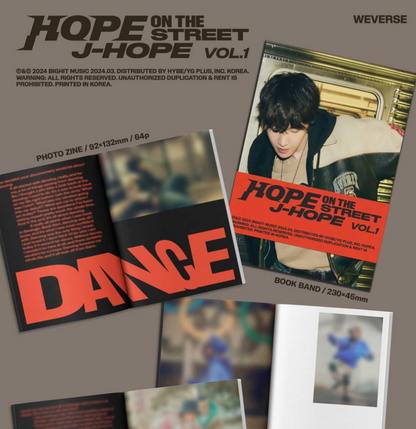 J-HOPE - HOPE ON THE STREET VOL.1 (WEVERSE ALBUM)