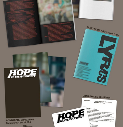 J-HOPE - HOPE ON THE STREET VOL.1 (WEVERSE ALBUM)