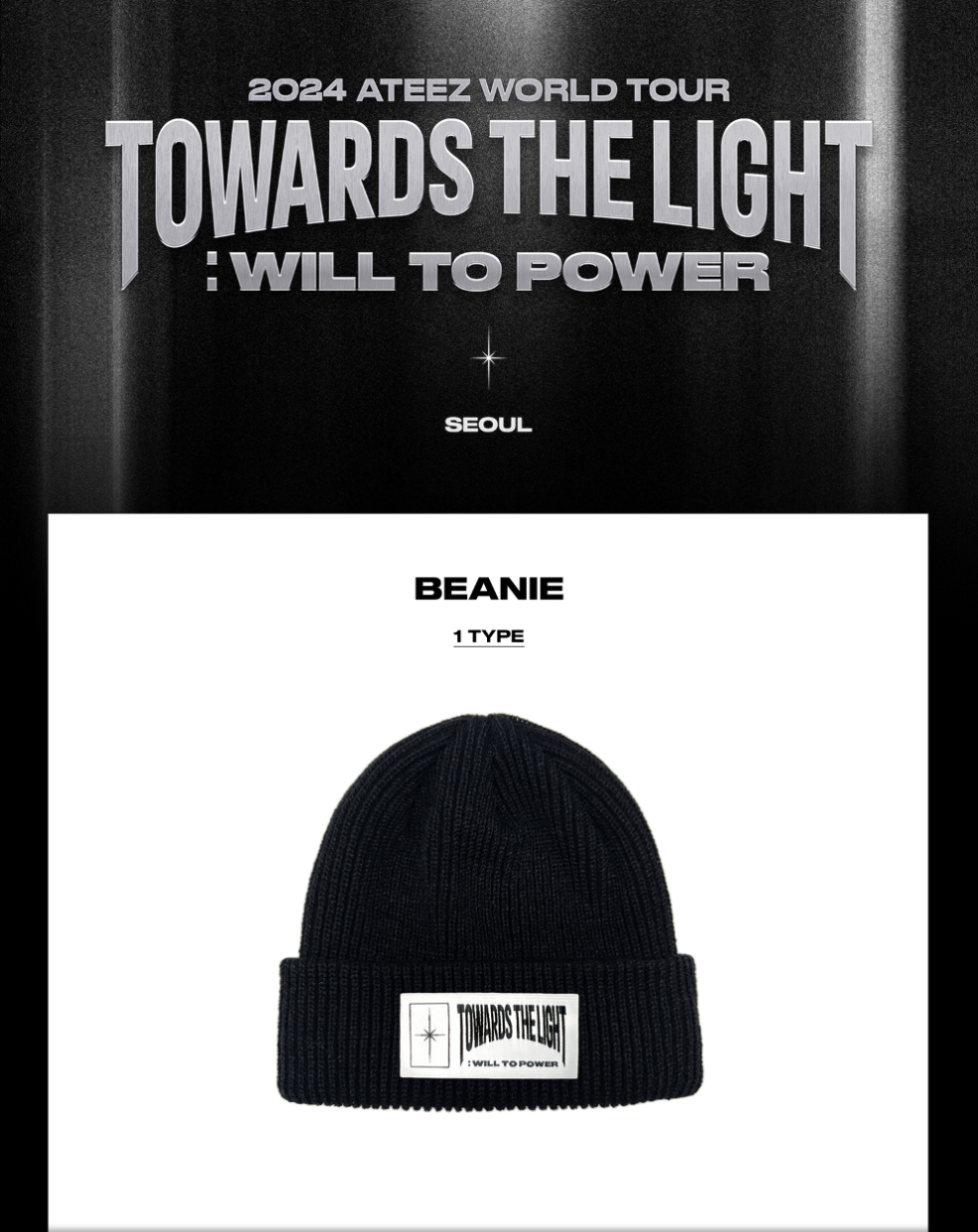 [PRE ORDER] ATEEZ - BEANIE