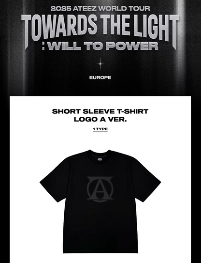 [PRE ORDER] ATEEZ - SHORT SLEEVE T-SHIRT LOGO A ver