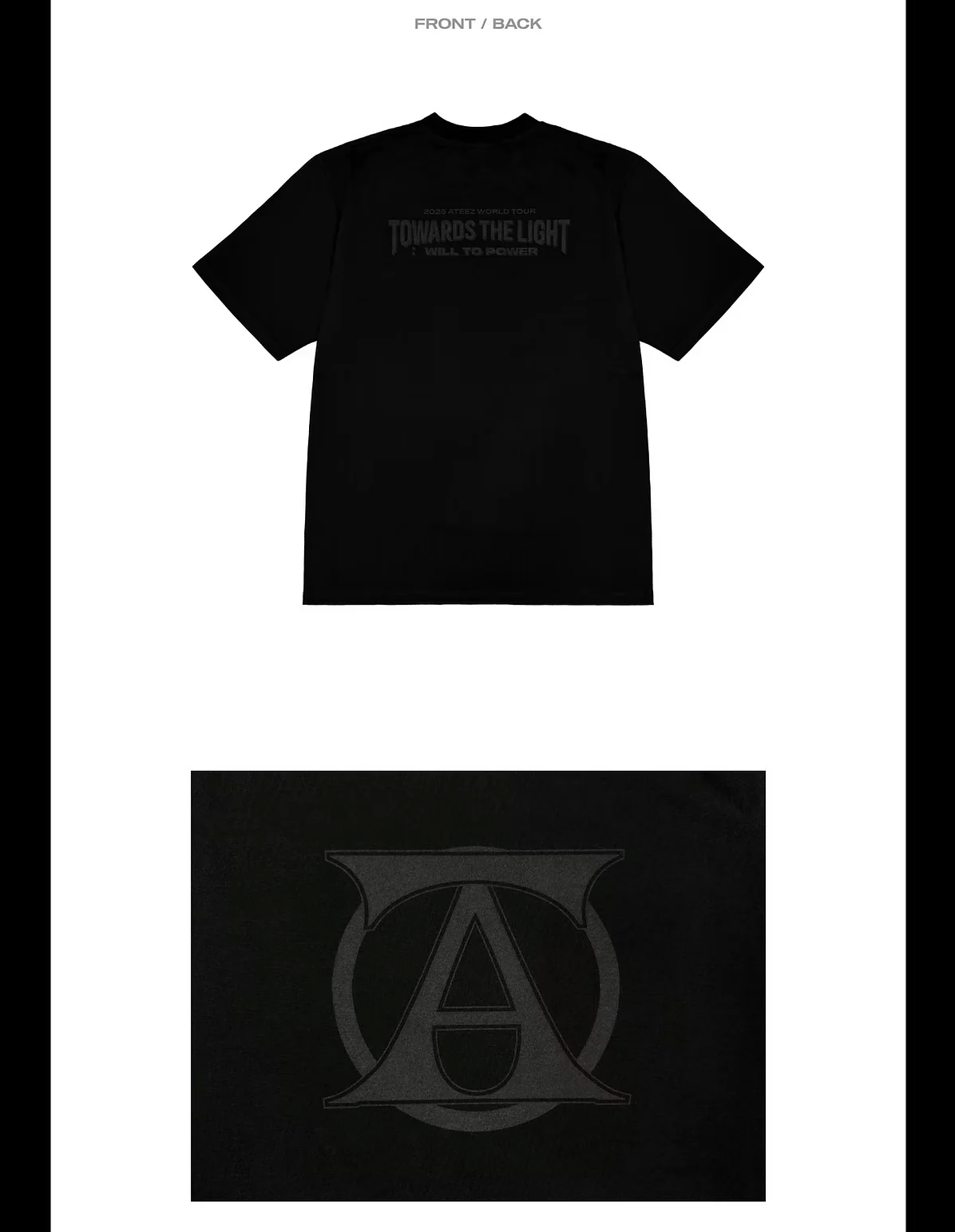 [PRE ORDER] ATEEZ - SHORT SLEEVE T-SHIRT LOGO A ver