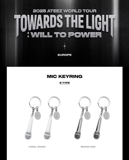 [PRE ORDER] ATEEZ - MIC KEYRING
