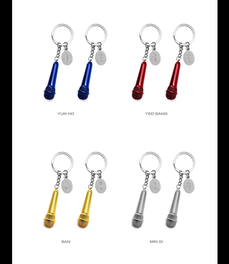 [PRE ORDER] ATEEZ - MIC KEYRING
