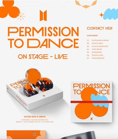[PRE ORDER] BTS - PERMISSION TO DANCE ON STAGE - LIVE