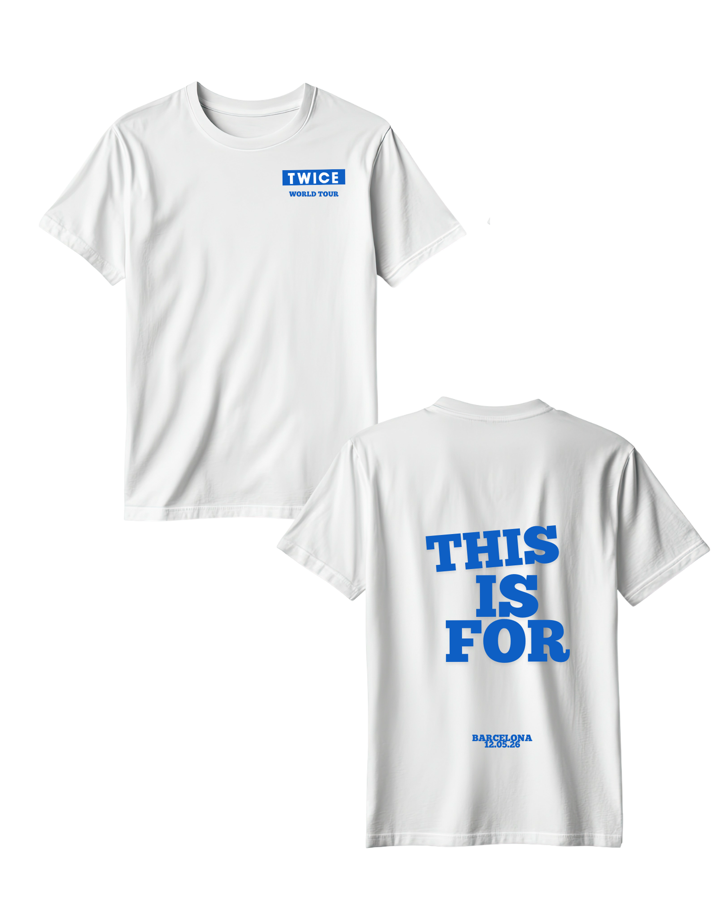 TWICE - WORLD TOUR BARCELONA T-SHIRT