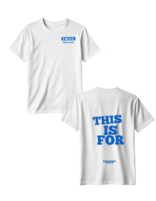 TWICE - WORLD TOUR BARCELONA T-SHIRT