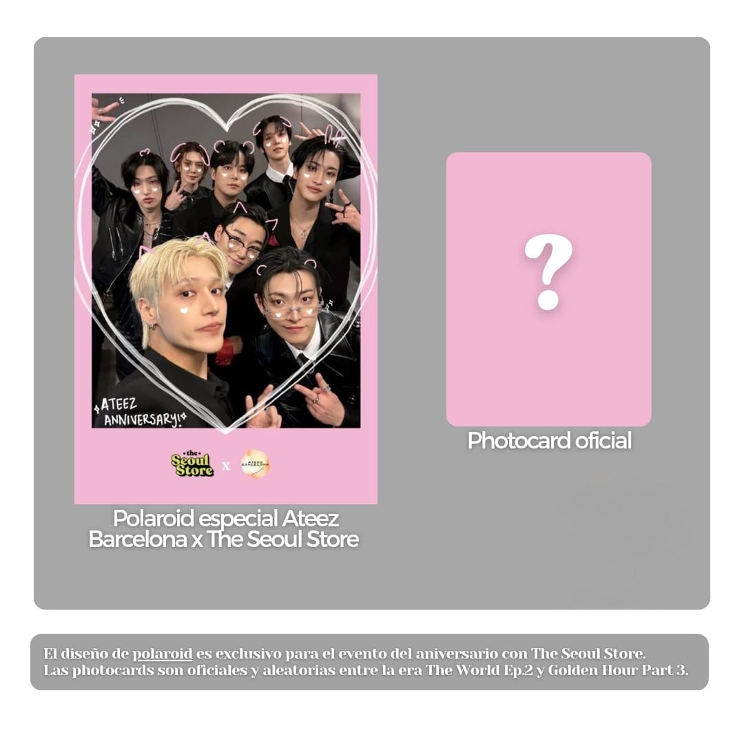 ATEEZ 7º ANIVERSARIO - PACK 7th ANNIVERSARY ATZBCN X TSS