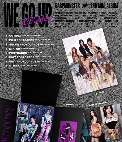 BABYMONSTER - WE GO UP (POSTCARD VER)