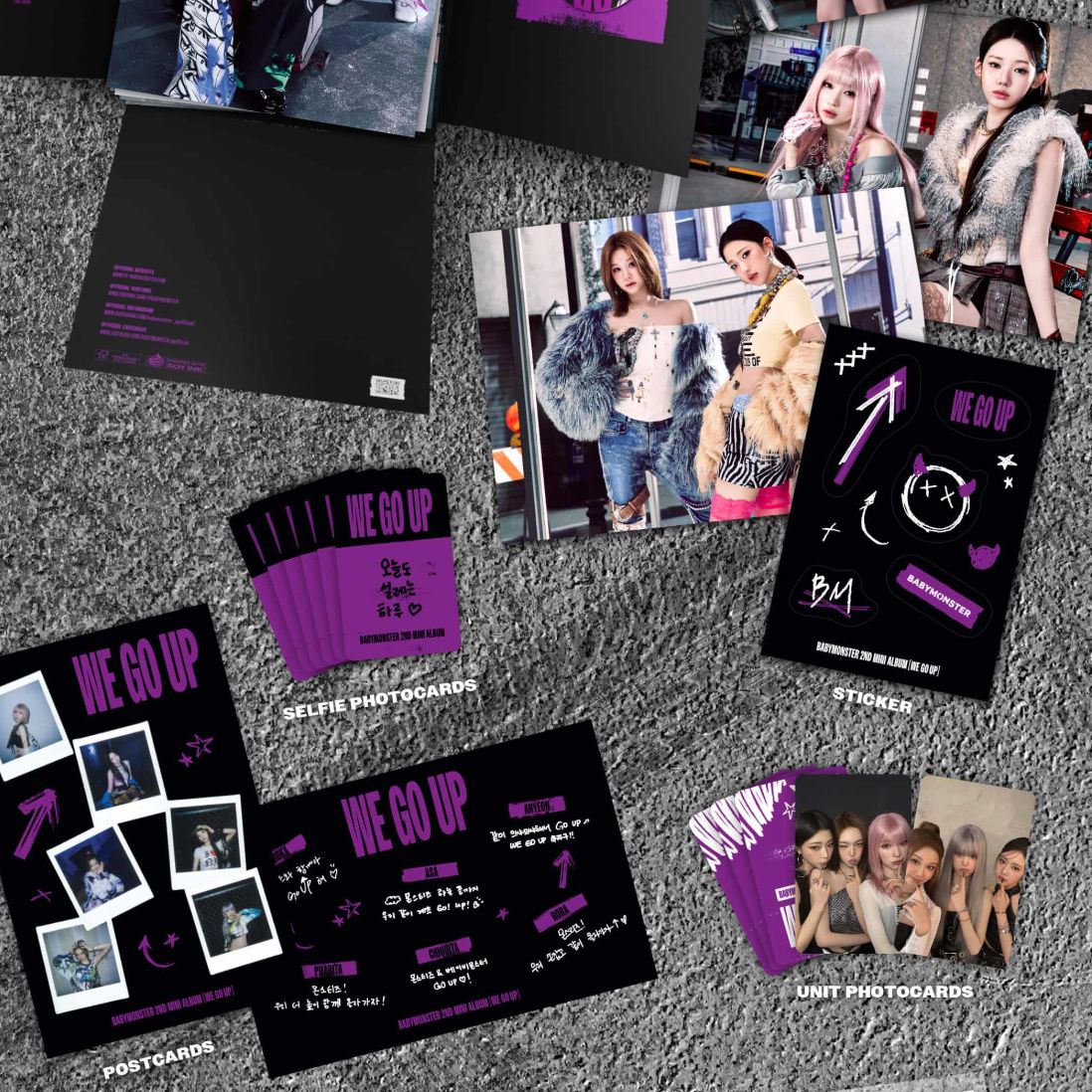 BABYMONSTER - WE GO UP (POSTCARD VER)