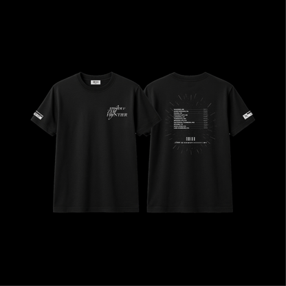 [OFFICIAL MERCH]  NMIXX- BLACK T-SHIRT - EPISODE 1: ZERO FRONTIER