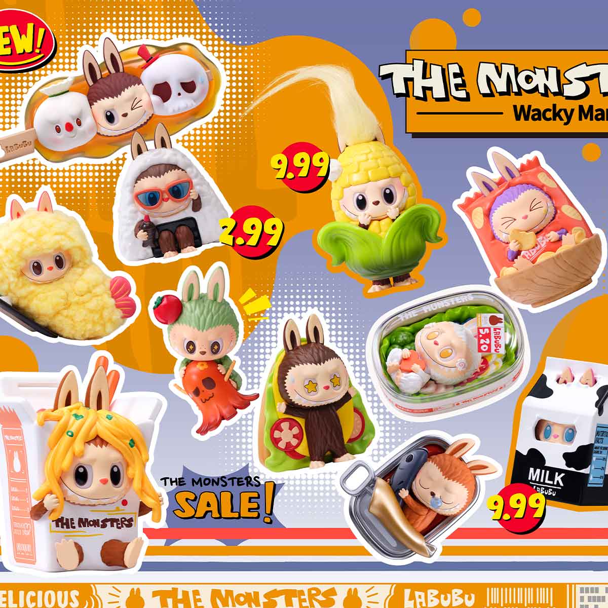 Labubu The Monsters - Wacky Mart Series Figure