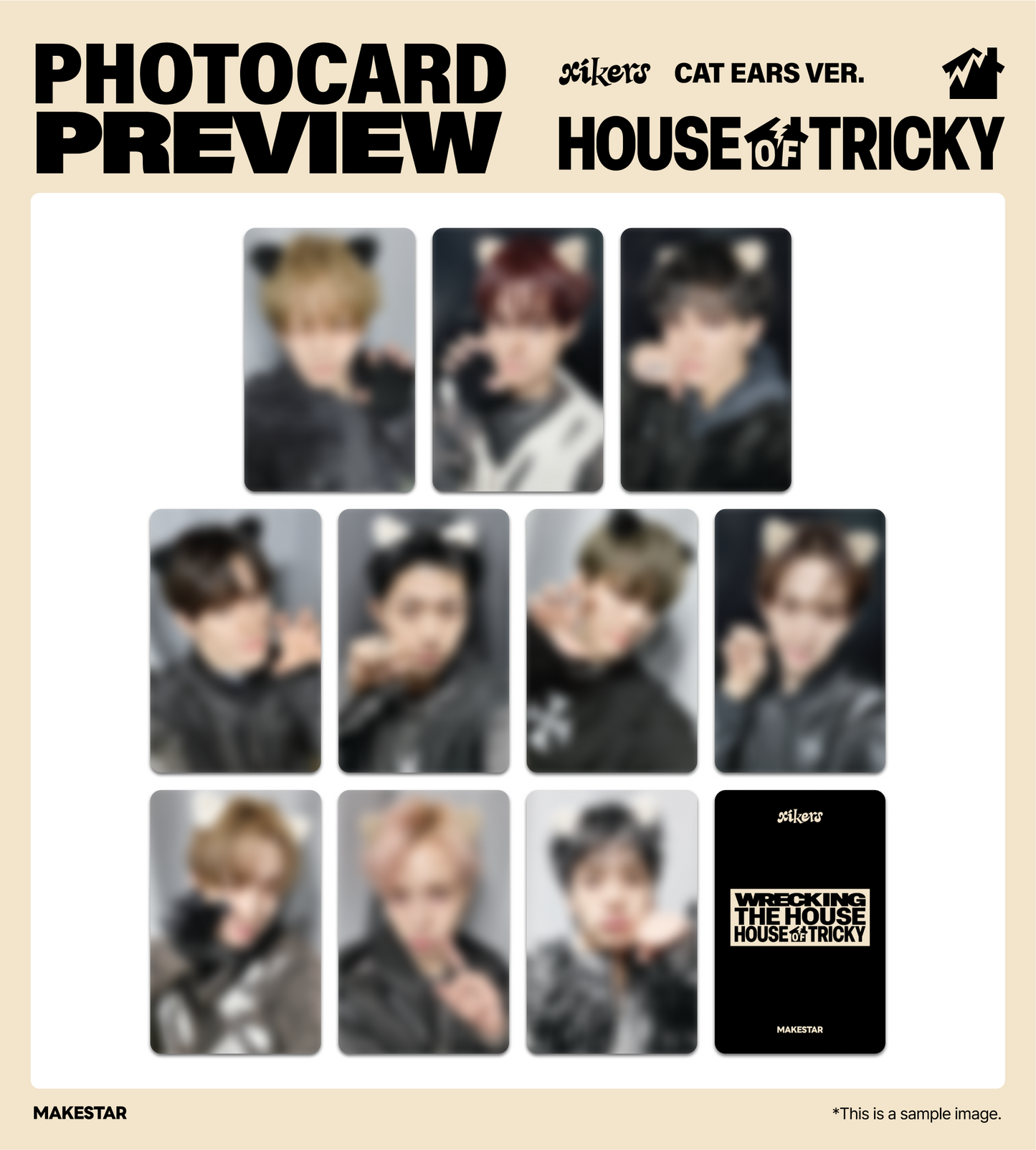 [MAKESTAR PRE-ORDER EVENT] XIKERS - HOUSE OF TRICKY : WRECKING THE HOUSE (POCAALBUM)